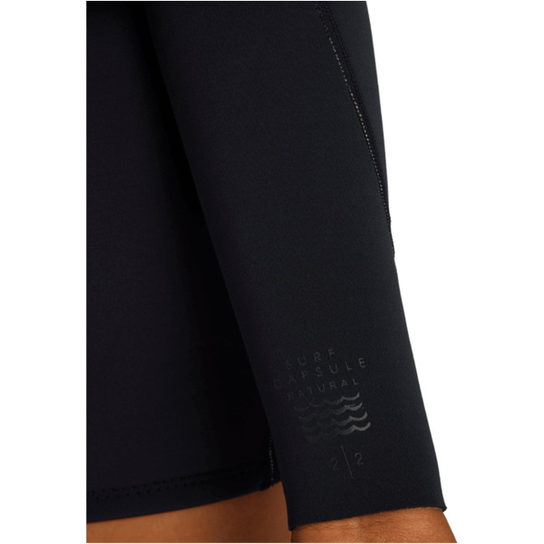 2026 Billabong Womens Spring Fever 2mm Long Sleeve Springsuit Wetsuit ABJW400137 - Black Pebble